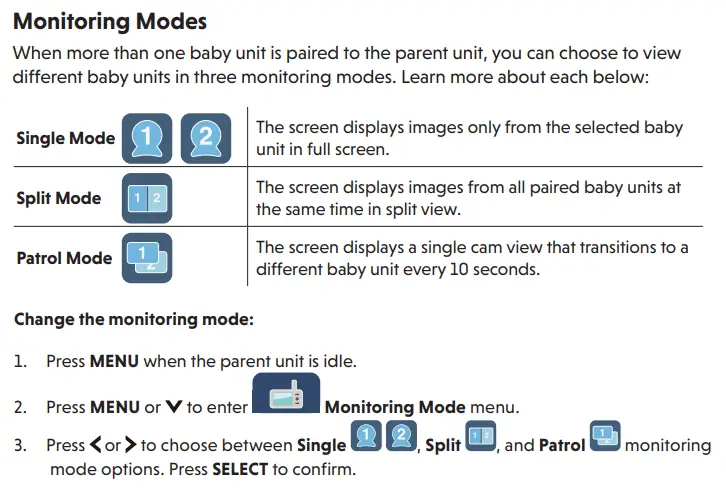 vtech RM7766-2HD Digital 5 Inch Video Monitor User Guide - For RM7766-2HD only