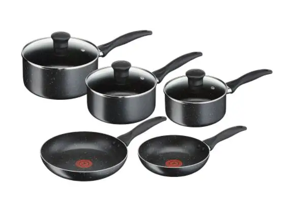 Tefal B143sc86 Super Cook Non-stick 12 Pcs Cooking Set Black, Aluminium Instructions