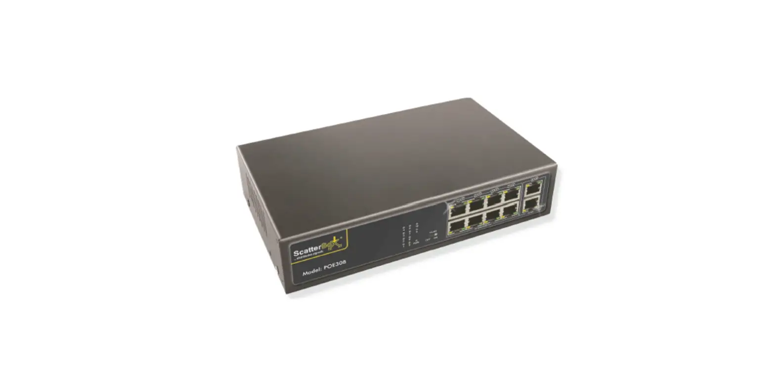 Systemq Poe308 Scatter Box 10 Port 100mbps Poe Switch User Guide