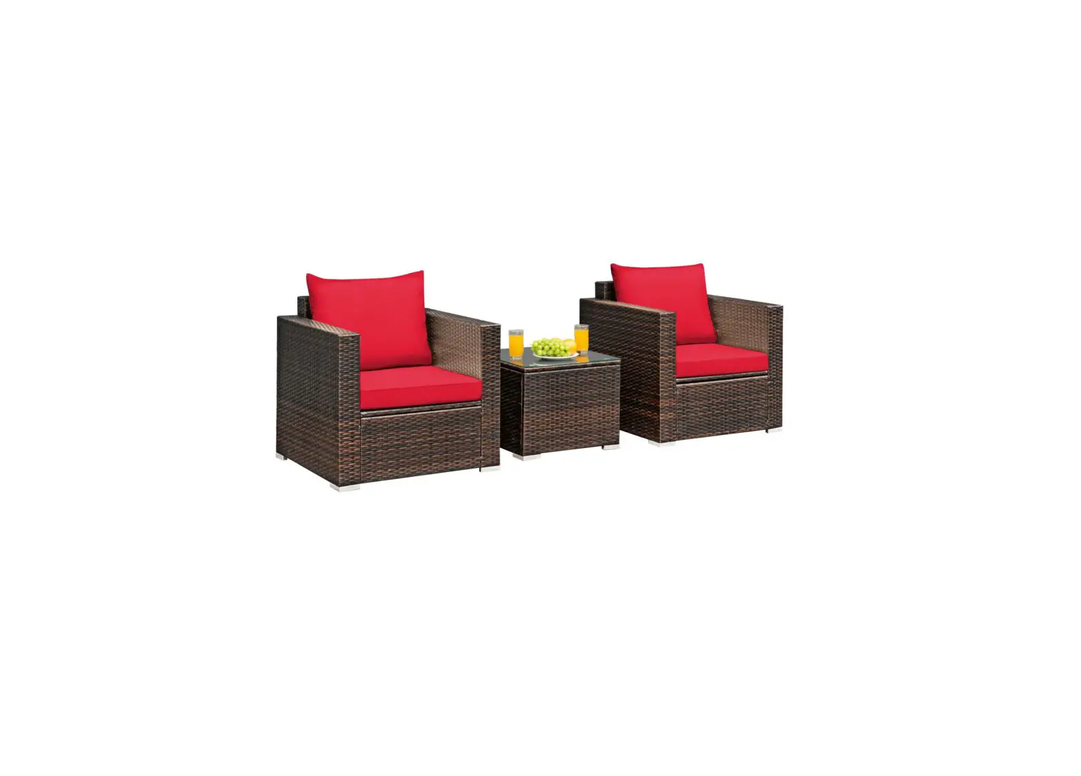 Costway Hw66531 Wicker Chat Set User Manual