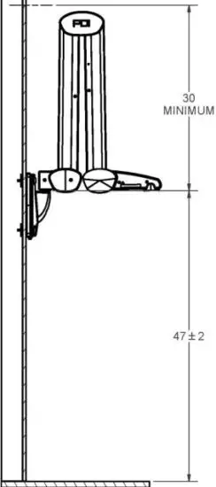 PDI 179AV B Standard Wall Arm Mount - MOUNTING GUIDELINES