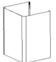 Haier UM T-SHAPE Cooker Hood - Lower Chimney