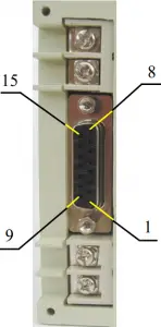 Figure 13. MFC MFM “D” Connector diagram