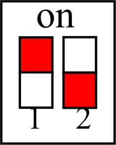 Figure 15. Flow Unit Display Switches Positions - 1