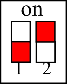 Figure 15. Flow Unit Display Switches Positions - 2