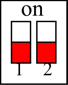 Figure 15. Flow Unit Display Switches Positions - 3
