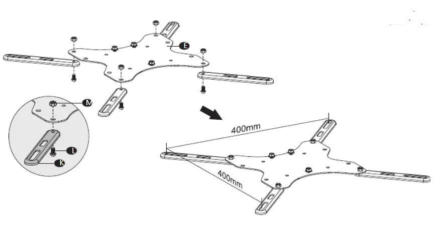 WALI-TV-Ceiling-Mount-Adjustable-Bracket-Fits-Most-LED-LCD-OLED-and-Plasma-Flat-Screen-Display (11)