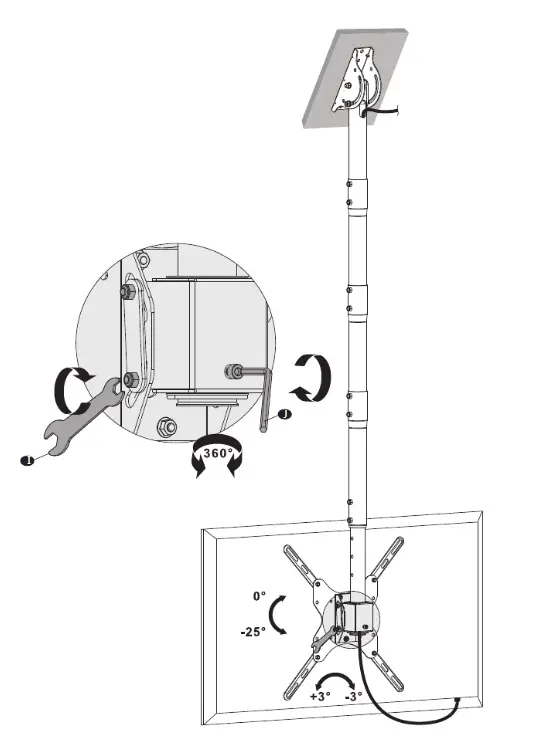 WALI-TV-Ceiling-Mount-Adjustable-Bracket-Fits-Most-LED-LCD-OLED-and-Plasma-Flat-Screen-Display (15)