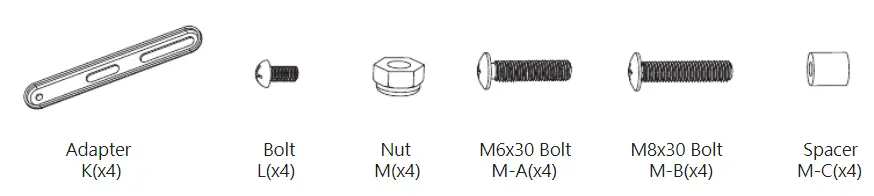 WALI-TV-Ceiling-Mount-Adjustable-Bracket-Fits-Most-LED-LCD-OLED-and-Plasma-Flat-Screen-Display (2)