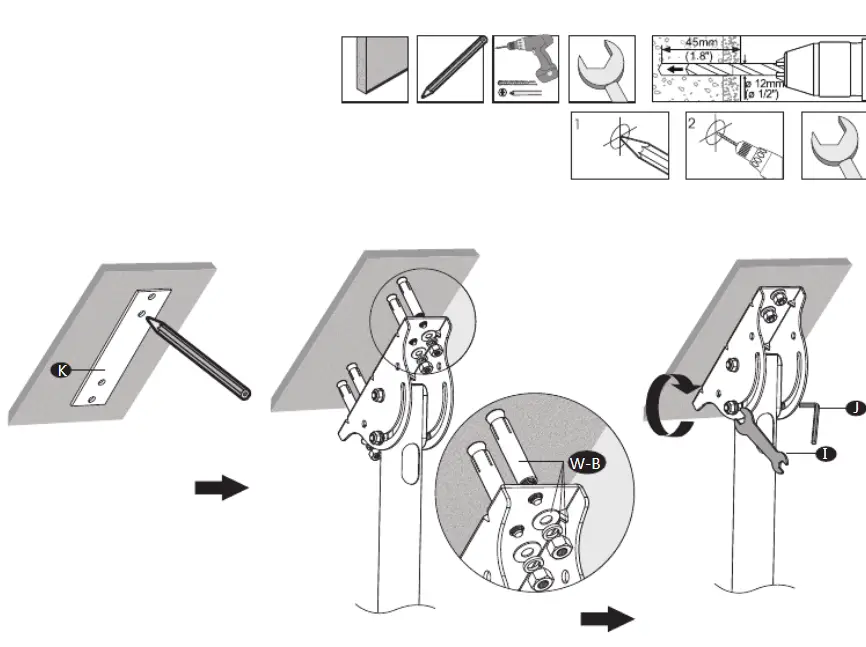 WALI-TV-Ceiling-Mount-Adjustable-Bracket-Fits-Most-LED-LCD-OLED-and-Plasma-Flat-Screen-Display (5)