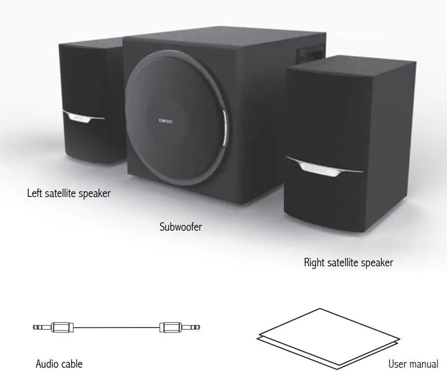 EDIFIER XM3 Multimedia Speaker-FIG1