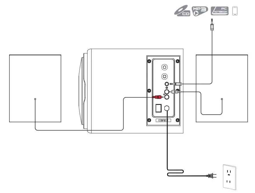 EDIFIER XM3 Multimedia Speaker-FIG3
