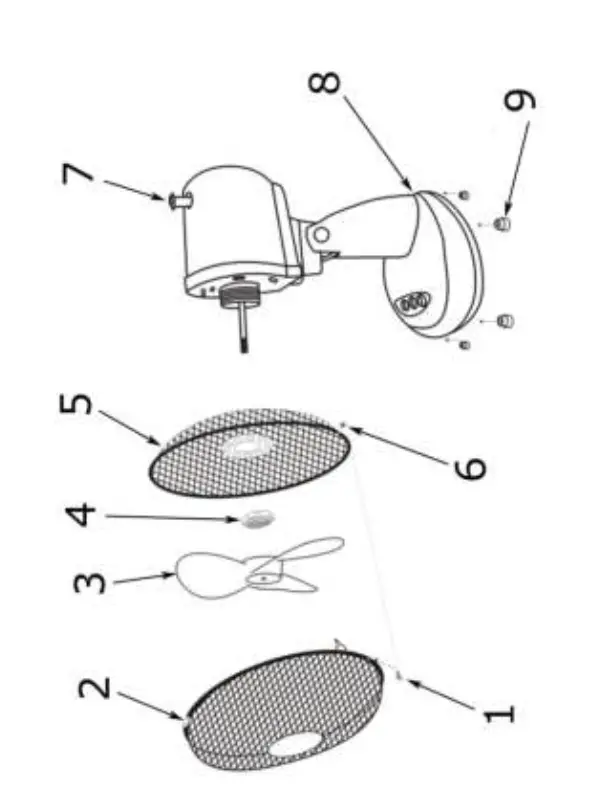 PEREL -CFAN0325N -Table -Fan -1