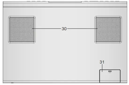 KARCHER RA2050 Kitchen Radio with CD MP3 Player - Speakers4