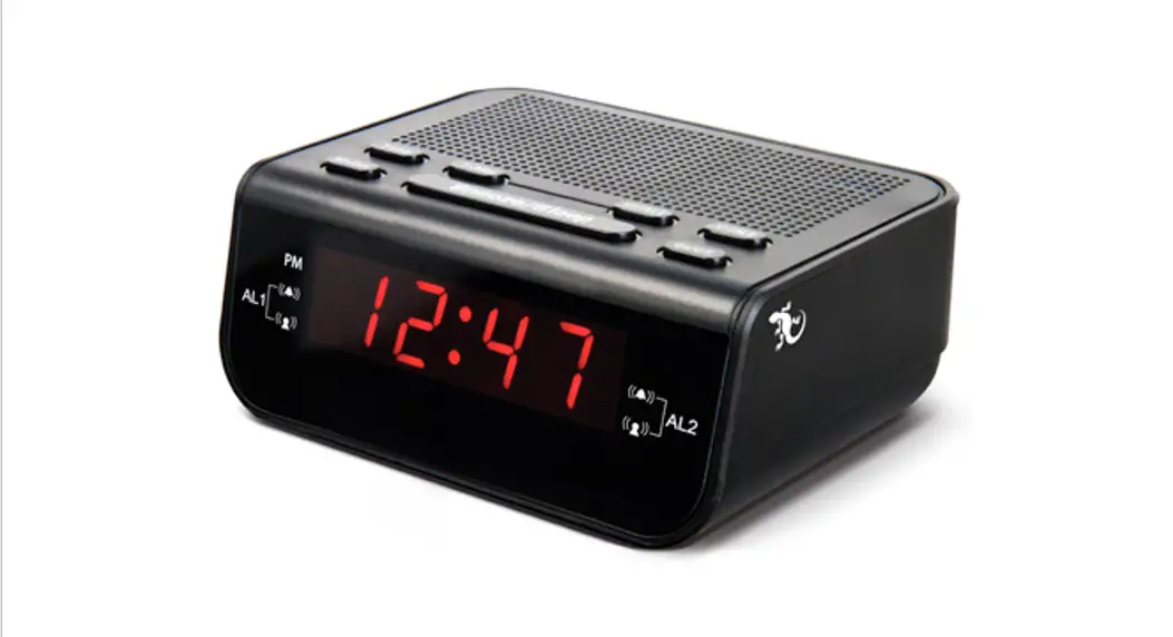 Gecko Dual Alarm Digital Clock Radio User Manual