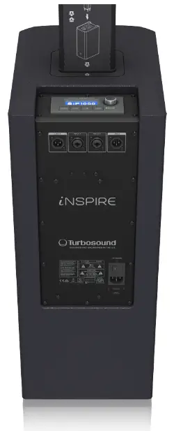 Turbosound 1,000 Watt Powered Column Loudspeaker - Sound Technology