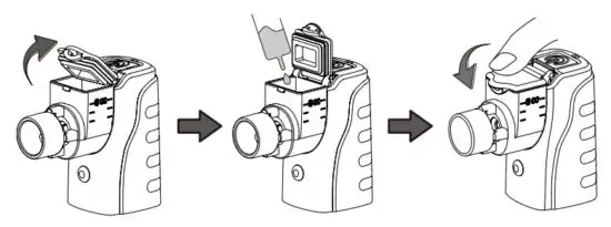 POCKET AIR MBPN002 Travel Portable Nebulizer - Adding medication