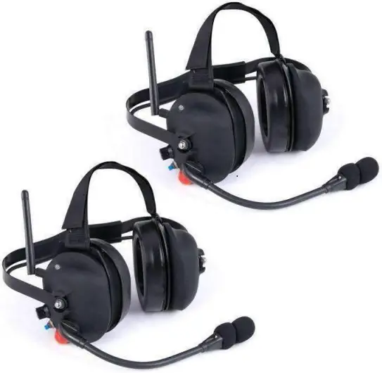 rugged  radios RW-H30-DT-PTT Wireless Double Talk Headset