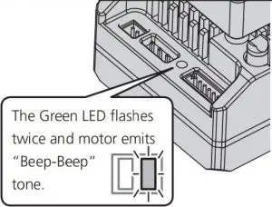 Set the throttle range Inductions