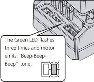 Set the throttle range Inductions