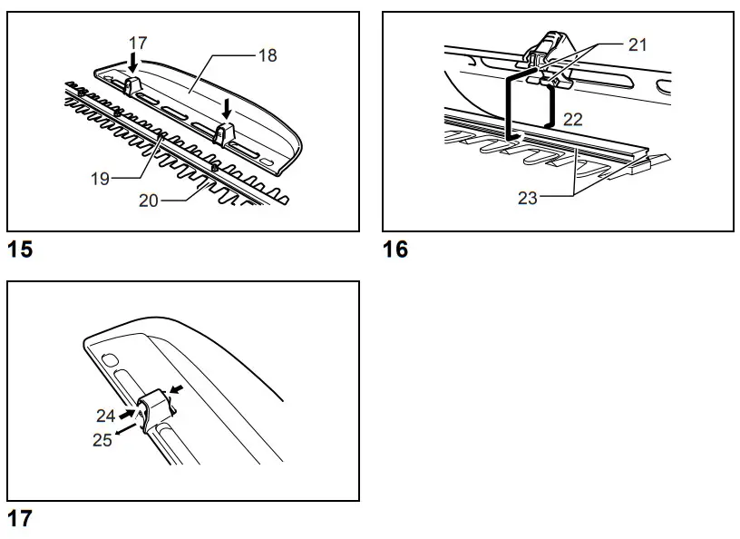 makita UH4261 420mm Electric Hedge Trimmer - figure 3