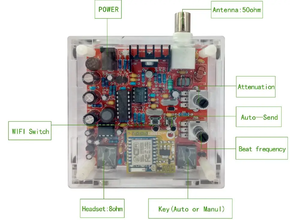 lxqqfy S-Horse QRP Kit 20-meter band 51