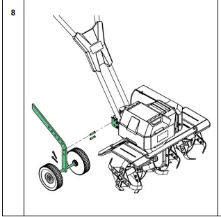 TEXAS U1X1000301 EL-Tex 1800 Electric Cultivator 8