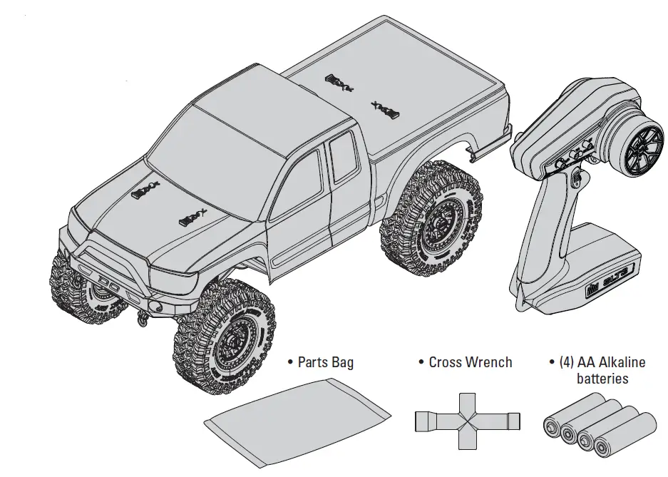Axial SCX10 III Base Camp Instruction fig 1