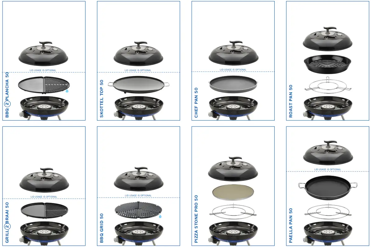 CADAC 8910 20 EU Carri Chef 50 BBQ Grill - fig