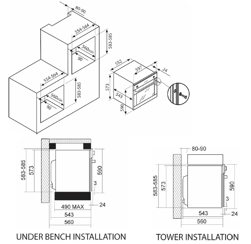 GLEM-GAS-GF64GEI-Gas-and-Electric-60cm-Built-In-Ovens-FIG-9