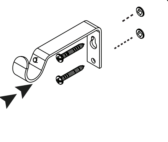 Kenney KN80723REM Mission 3 or 4 Inch Decorative Bay Window Double Curtain 1