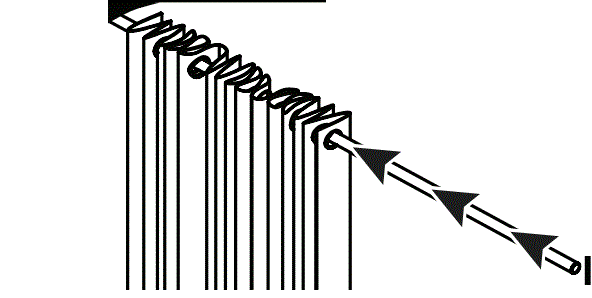 Kenney KN80723REM Mission 3 or 4 Inch Decorative Bay Window Double Curtain 3