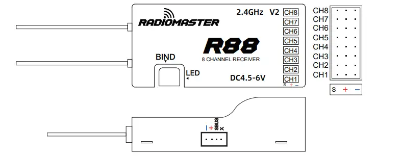 RADIOMASTER-8ch-Frsky-D8-Compatible-PWM-Receiver-1
