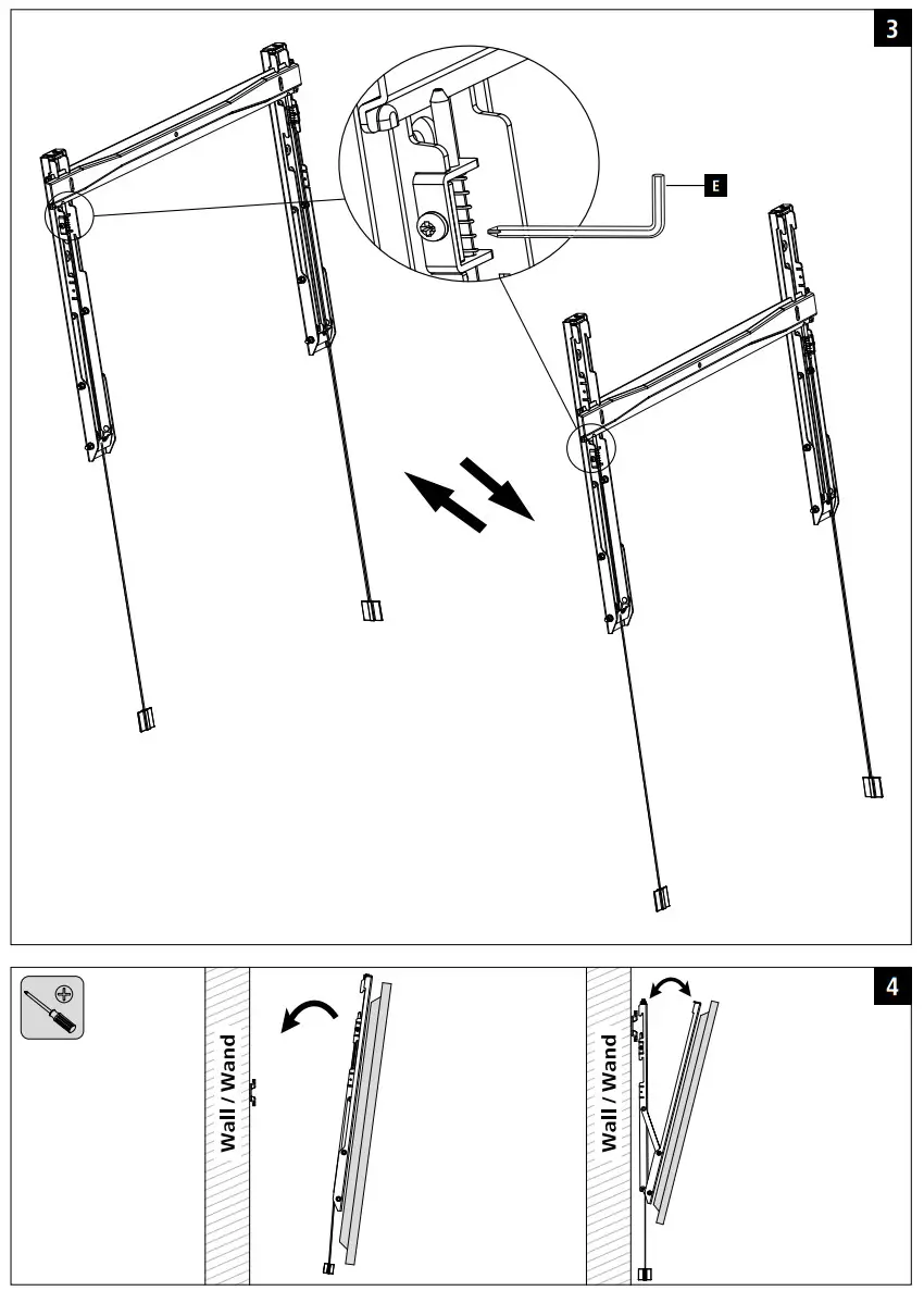 hama 00118081 TV Wall Bracket - Figure 2