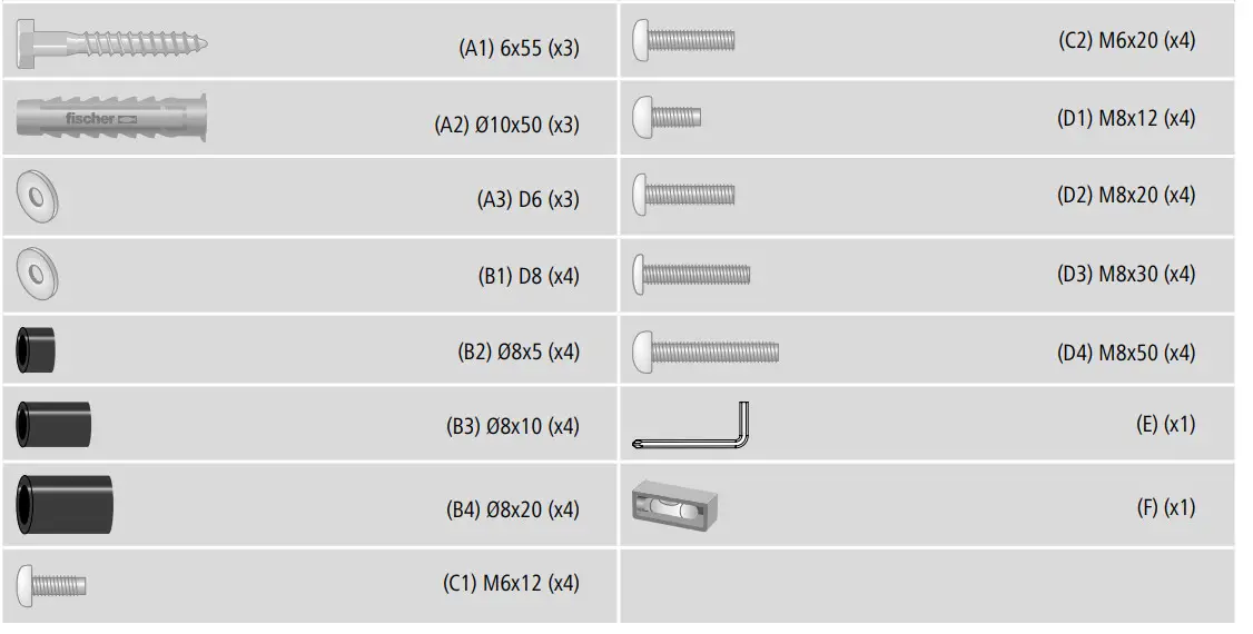 hama 00118081 TV Wall Bracket - Tool 2