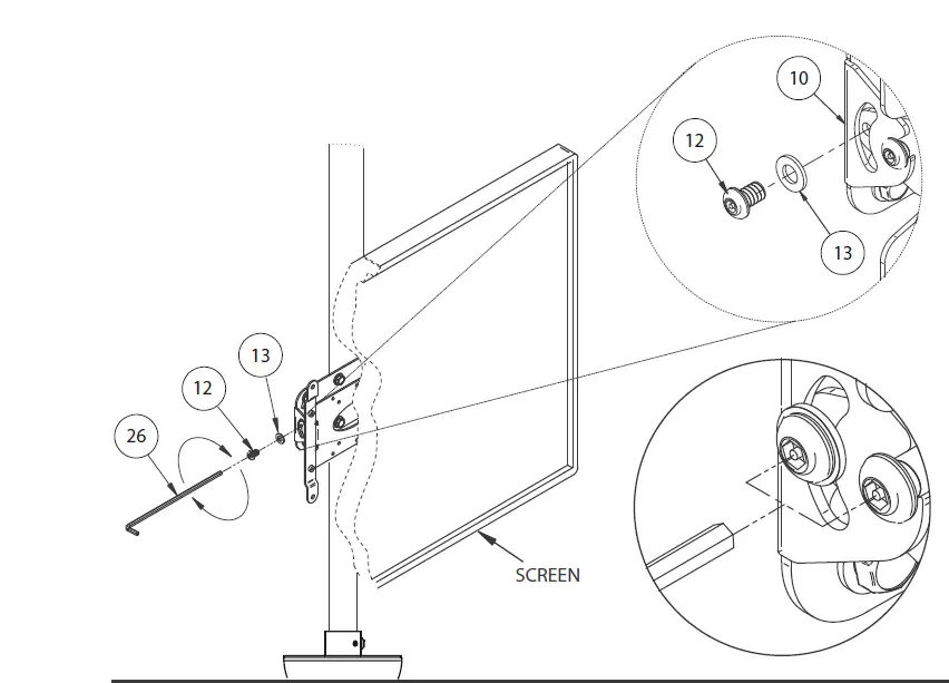 B-TECH BT5964 CCTV Ceiling Mount-17