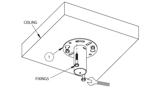 B-TECH BT5964 CCTV Ceiling Mount-5