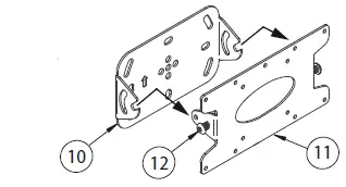 B-TECH BT5964 CCTV Ceiling Mount-8