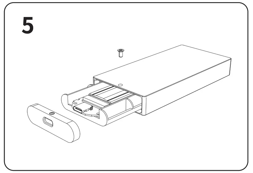 ORICO M.2 RGB Series SSD Enclosure - top cover