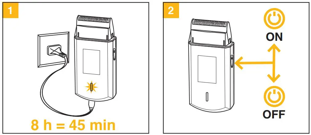36153615 WAHL Travel Shaver Instruction Manual - How to use