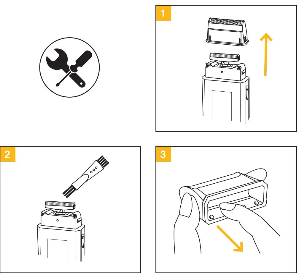 36153615 WAHL Travel Shaver Instruction Manual - How to use