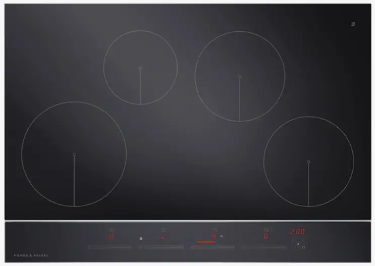 FISHER PAYKEL CI754DTB2 4 Zones Induction Cooktop