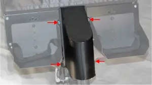 Mounting bolt location at RED arrows