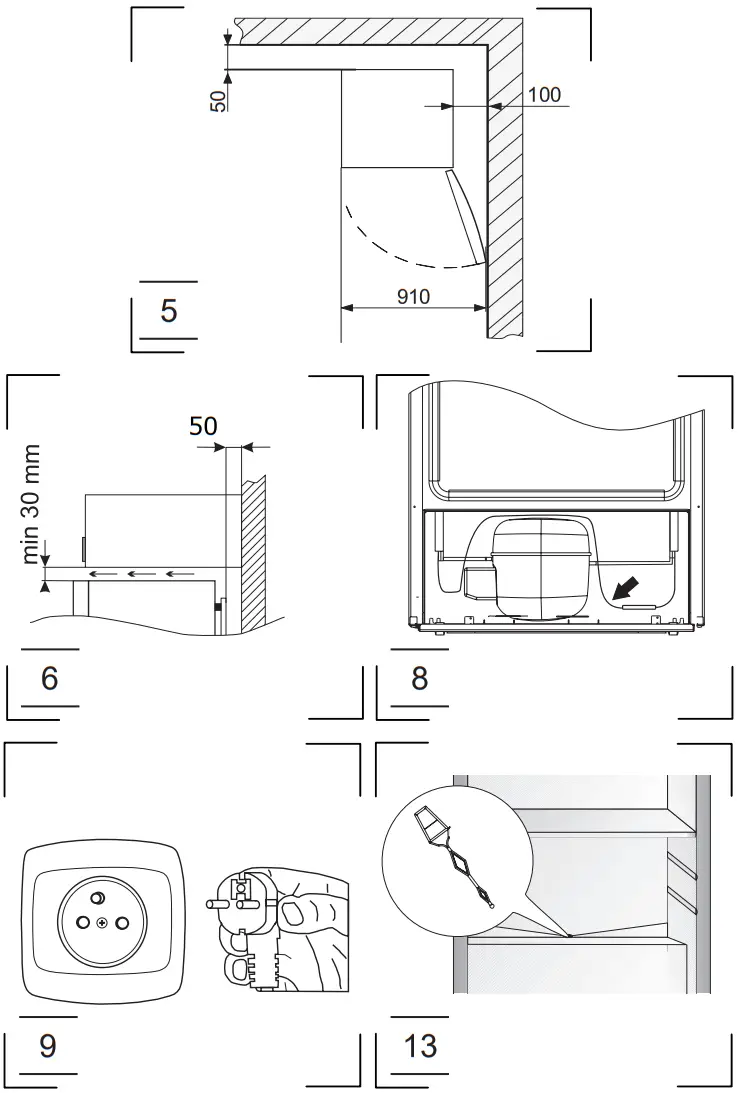 Amica FK244 4X Refrigerator Freezer - Fig 4