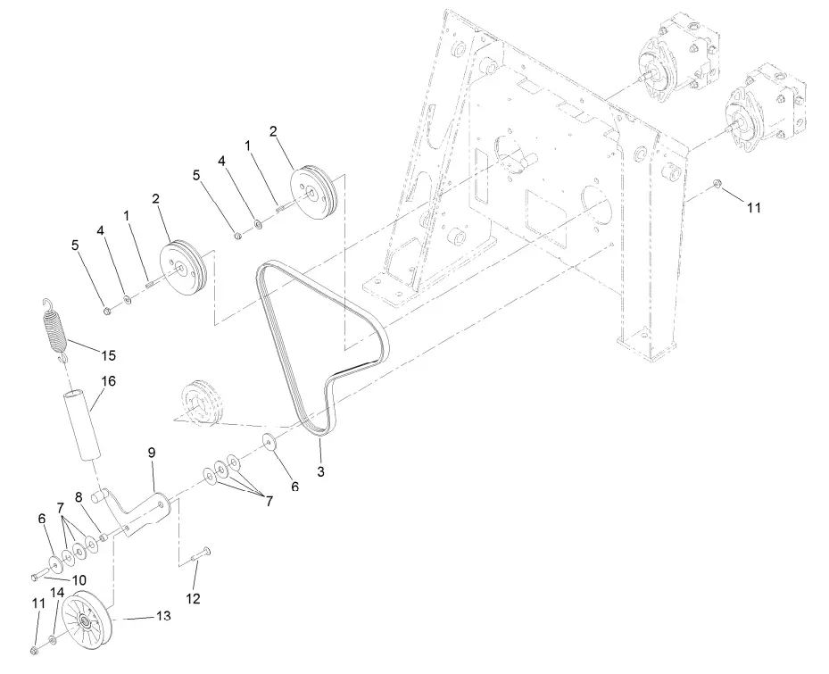 TORO 22322 TX 427 Wide Track Compact Tool Carrier - Fig 15