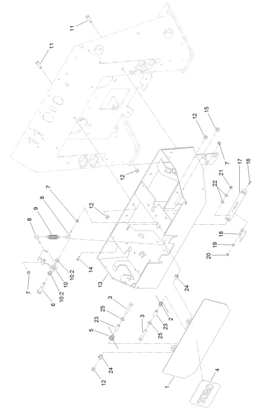 TORO 22322 TX 427 Wide Track Compact Tool Carrier - Fig 17