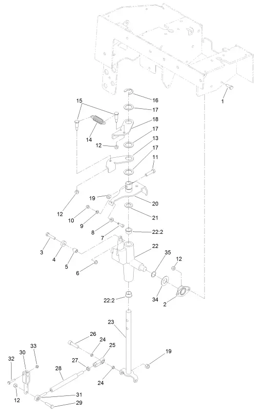 TORO 22322 TX 427 Wide Track Compact Tool Carrier - Fig 18
