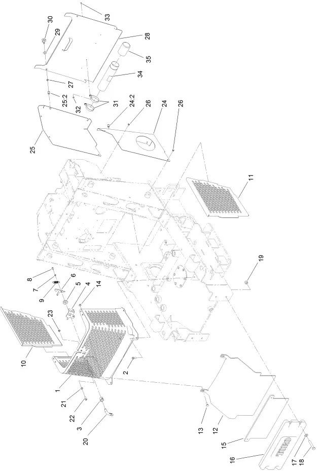 TORO 22322 TX 427 Wide Track Compact Tool Carrier - Fig 2