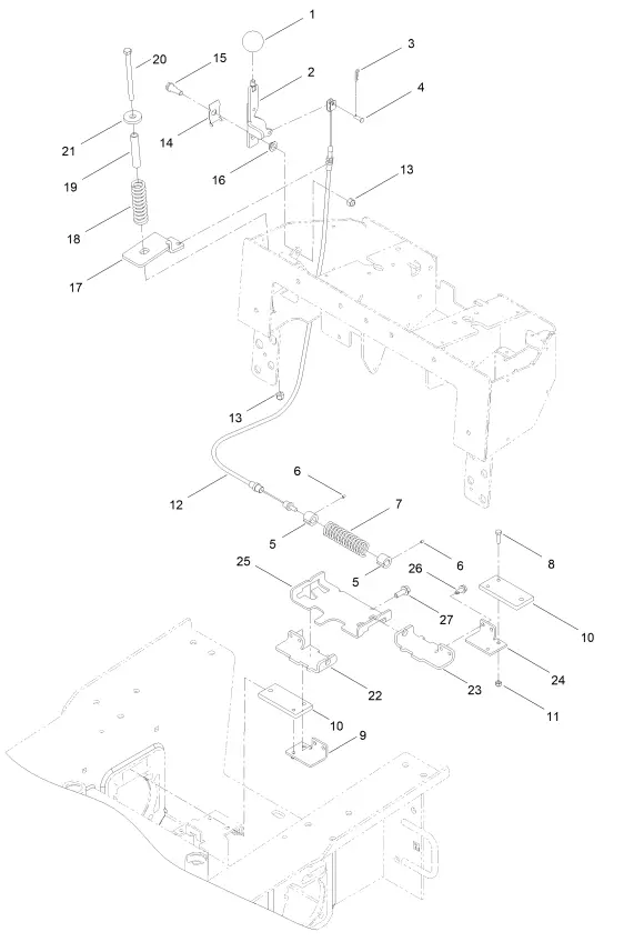 TORO 22322 TX 427 Wide Track Compact Tool Carrier - Fig 20