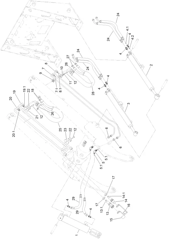 TORO 22322 TX 427 Wide Track Compact Tool Carrier - Fig 24